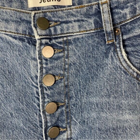 ✨Reformation Jeans Cynthia Button Fly High Rise Straight Jeans✨ - Picture 3 of 7